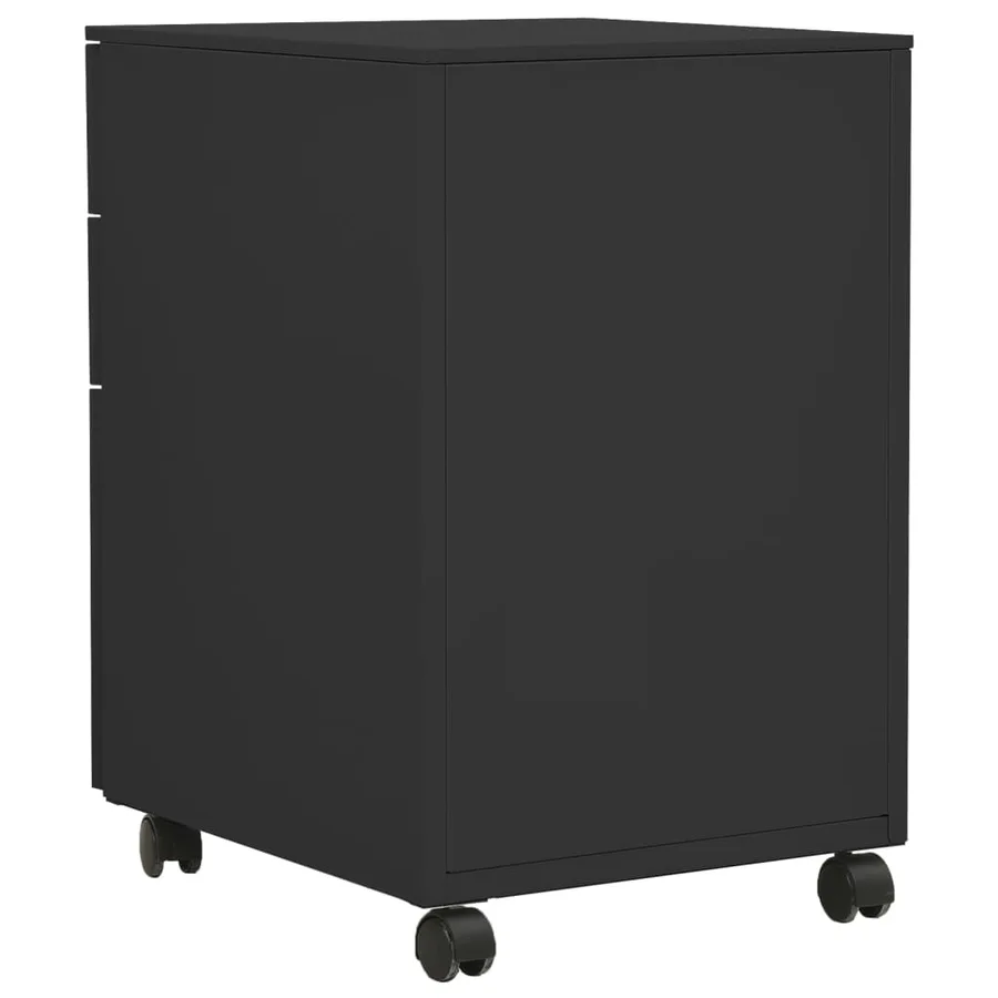 Classeur mobile Anthracite 39x45x60 cm Acier - 4