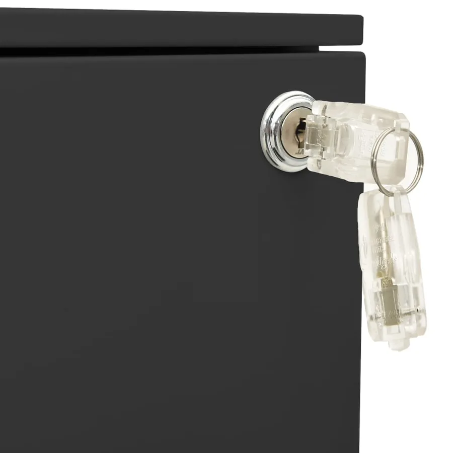 Classeur mobile Anthracite 39x45x60 cm Acier - 8