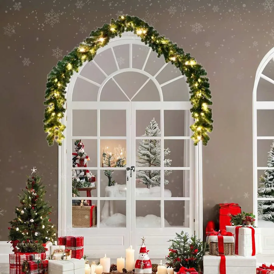 Guirlande de Noël avec lumières LED 20 m - 3