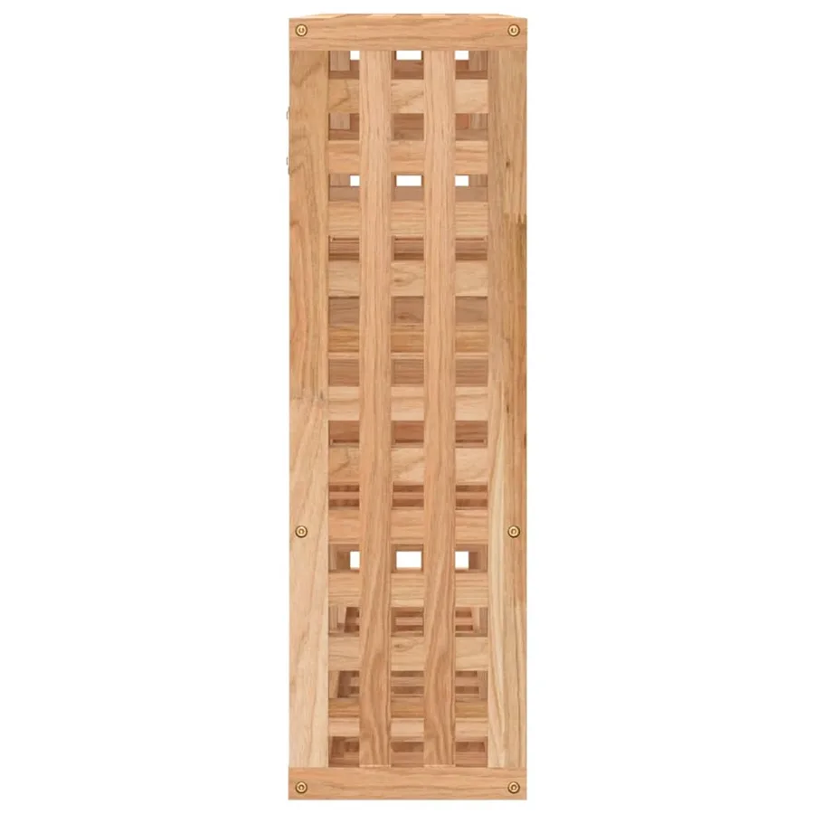 Étagère murale 49x15x49 cm Bois massif de noyer - 4
