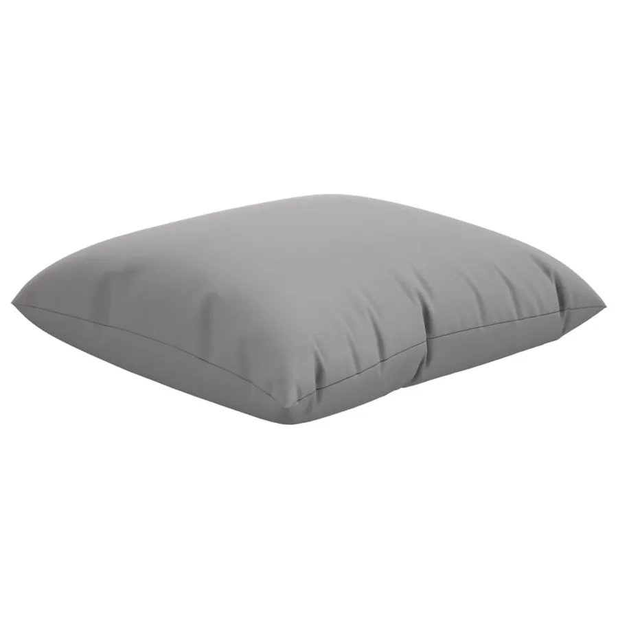 Coussins de canapé lot de 4 gris 40x40 cm tissu - 5