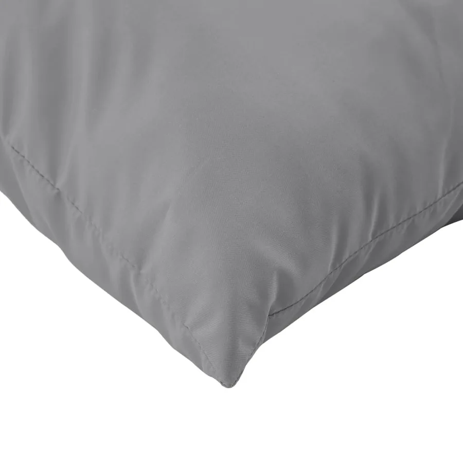 Coussins de canapé lot de 4 gris 40x40 cm tissu - 6