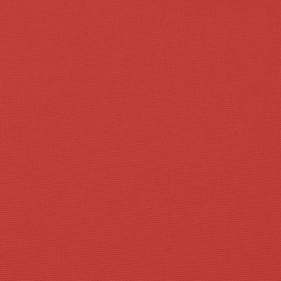 Coussin de palette rouge 60x60x12 cm tissu - 9