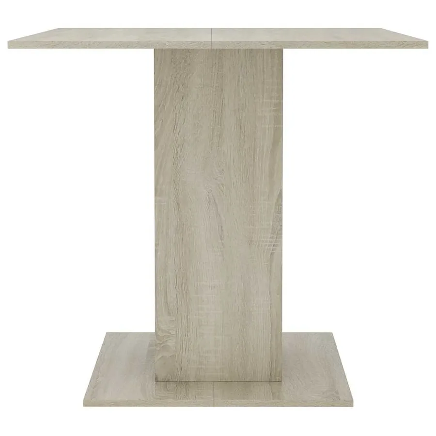 Table à dîner Chêne sonoma 80x80x75 cm Bois d'ingénierie - 4