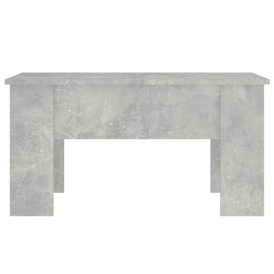 Table basse gris béton 79x49x41 cm bois d'ingénierie - 3