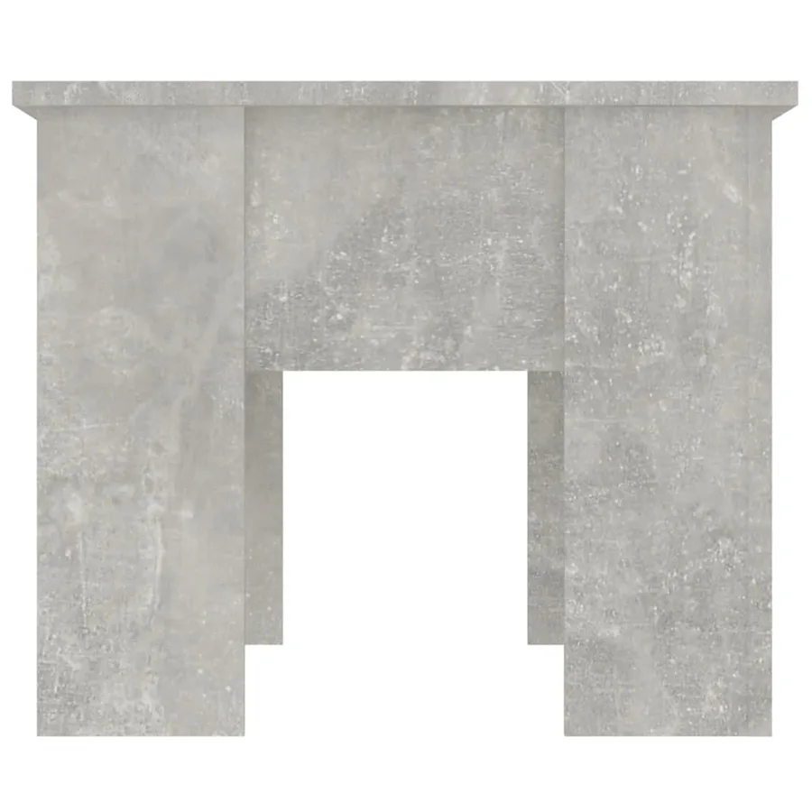Table basse gris béton 79x49x41 cm bois d'ingénierie - 4