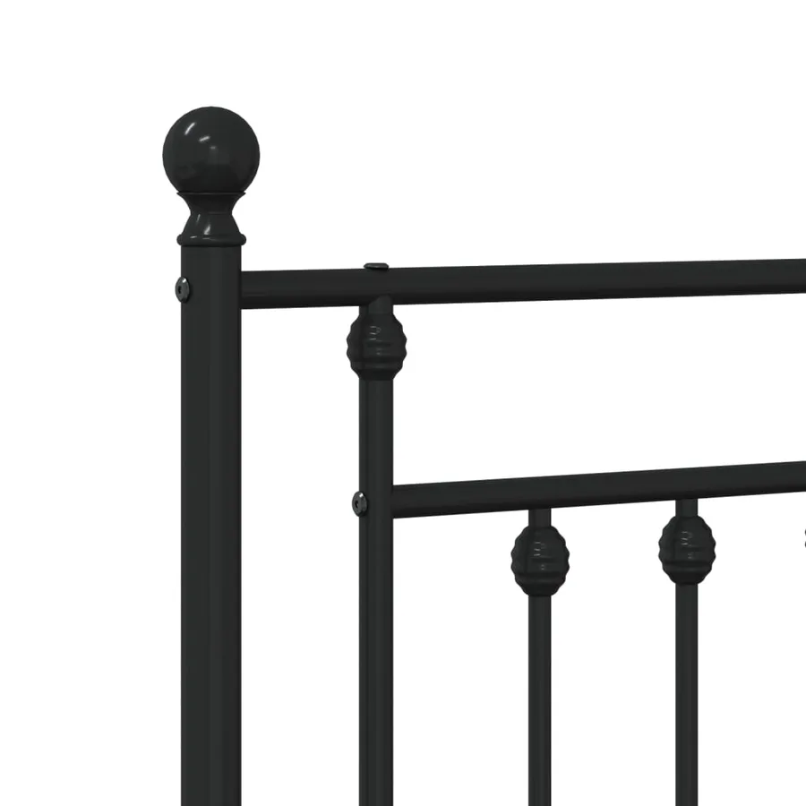 Tête de lit de remplacement métal noir 75 cm - 6