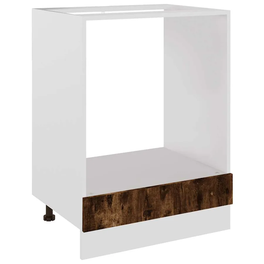 Meuble de four "Riga" Chêne fumé 60 x 46 x 81,5 cm Bois d'ingénierie - 2