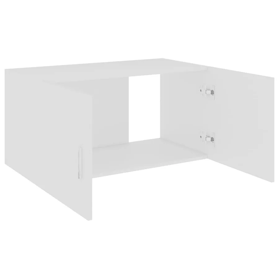 Armoire murale Blanc 80x39x40 cm Bois d'ingénierie - 4
