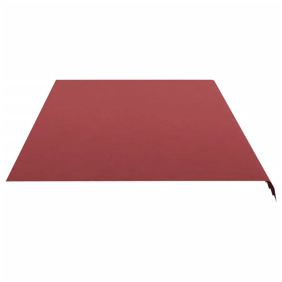 Tissu de remplacement pour auvent bordeaux rouge 6x3 m polyester - 4