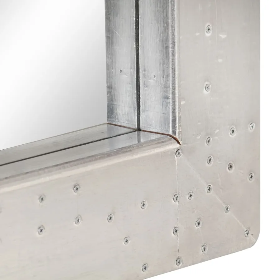Miroir de style aviation 110x50 cm Métal - 7