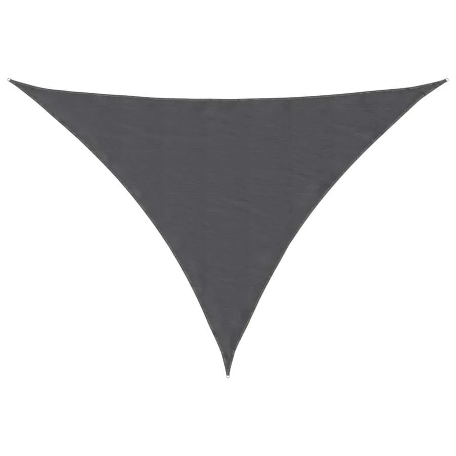Voile de parasol tissu oxford triangulaire 3x4x4 m anthracite - 2