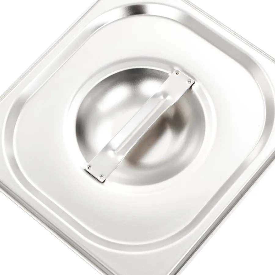 Couvercles de plateau 8 pcs GN 1/6 Acier inoxydable - 5