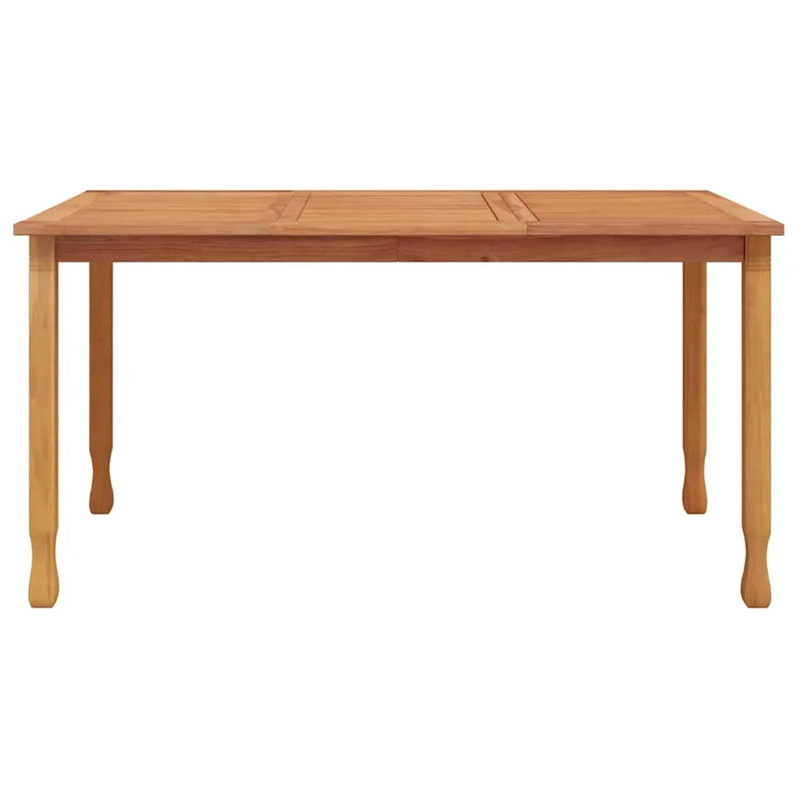 Table à dîner de jardin 150x90x75 cm bois massif de teck - 3
