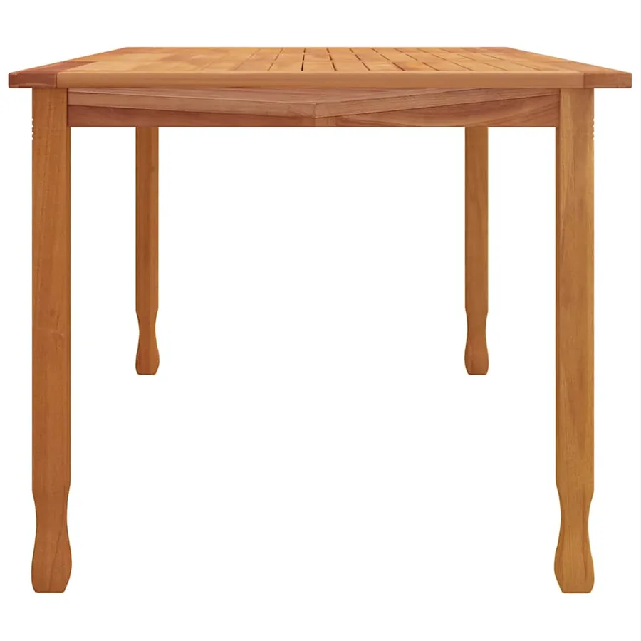 Table à dîner de jardin 150x90x75 cm bois massif de teck - 4