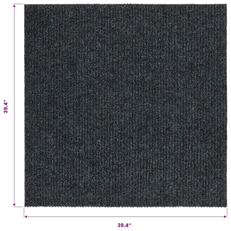 Tapis 100x100 cm Anthracite - 7