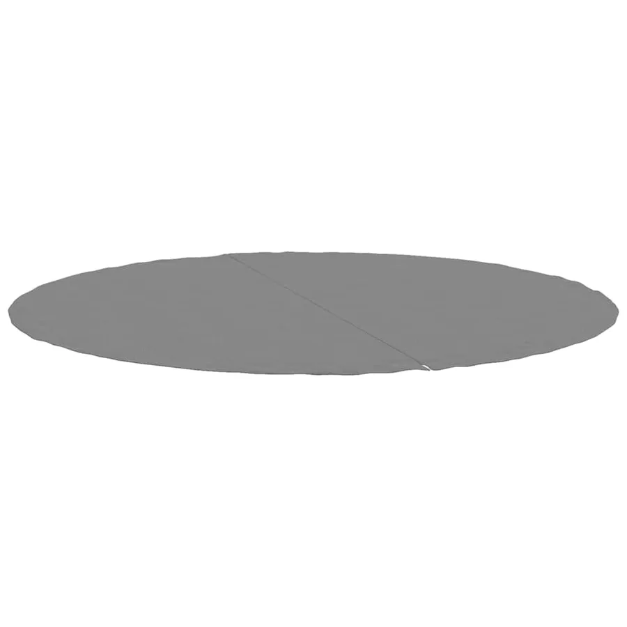 Bâche de piscine gris clair Ø244 cm géotextile polyester - 2