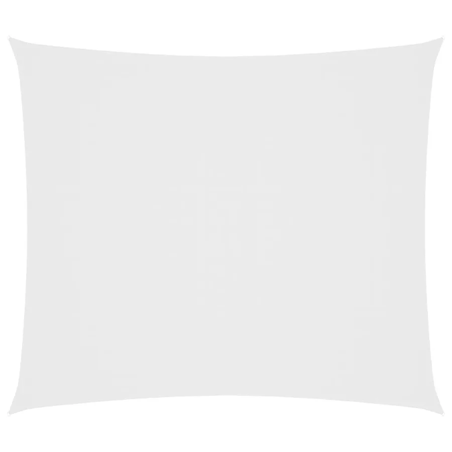 Voile de parasol tissu oxford rectangulaire 2x2,5 m blanc - 2