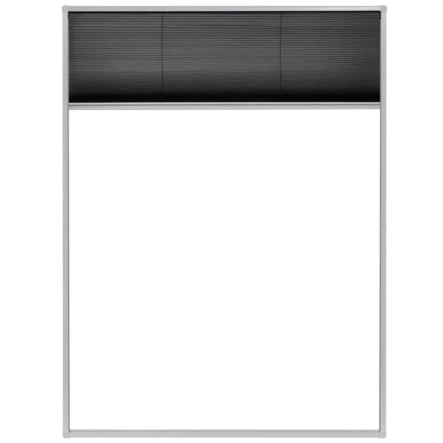Moustiquaire plissée pour fenêtre Aluminium 60 x 80 cm - 3