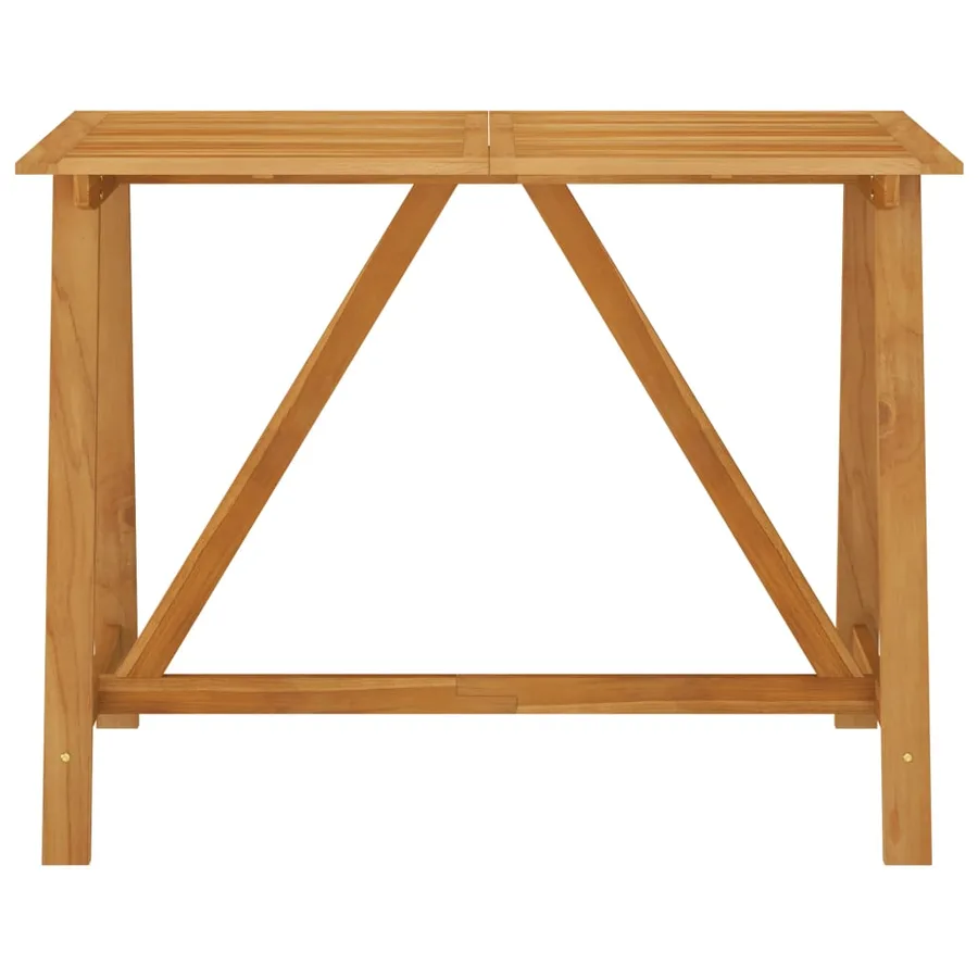Table de bar de jardin 140x70x104 cm Bois d'acacia massif - 2
