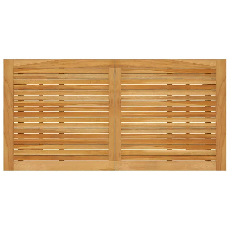 Table de bar de jardin 140x70x104 cm Bois d'acacia massif - 4