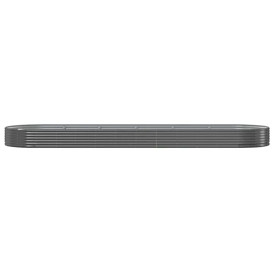 Lit surélevé de jardin Acier galvanisé Anthracite - 3