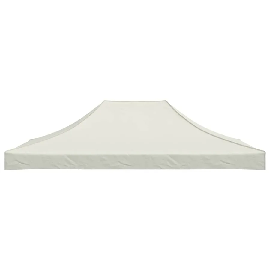 Toit de tente de réception 4x3 m Crème 270 g/m² - 4