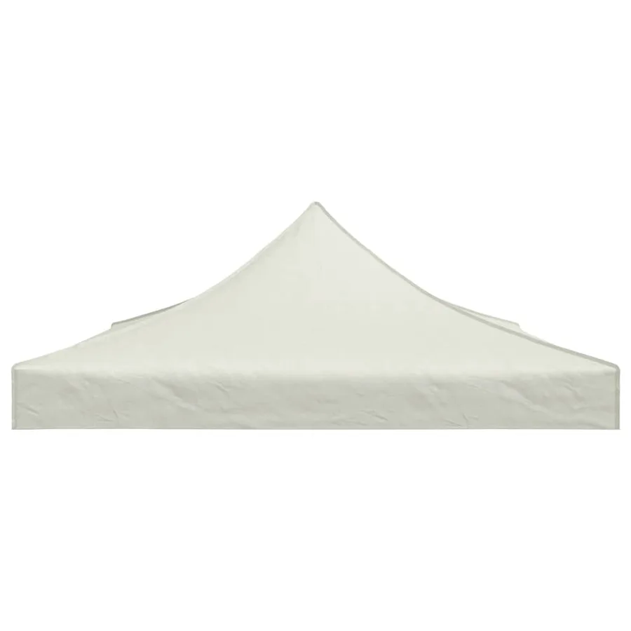 Toit de tente de réception 4x3 m Crème 270 g/m² - 5