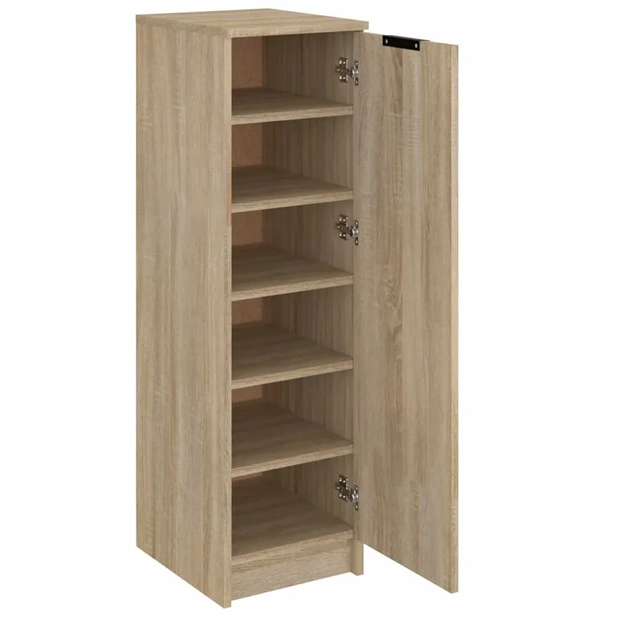 Armoire à chaussures Chêne Sonoma 30x35x100cm Bois d'ingénierie - 6