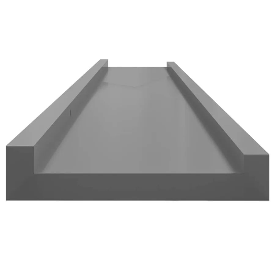 Étagères murales 2 pcs Gris 115x9x3 cm - 7