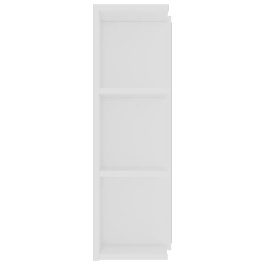 Armoire à miroir de salle de bain Blanc Bois d’ingénierie - 7