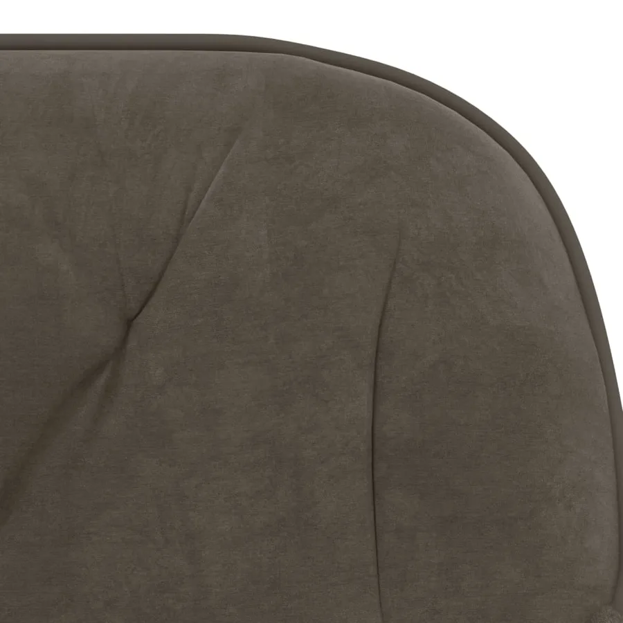 Chaises pivotantes à manger lot de 2 Gris foncé Velours - 8