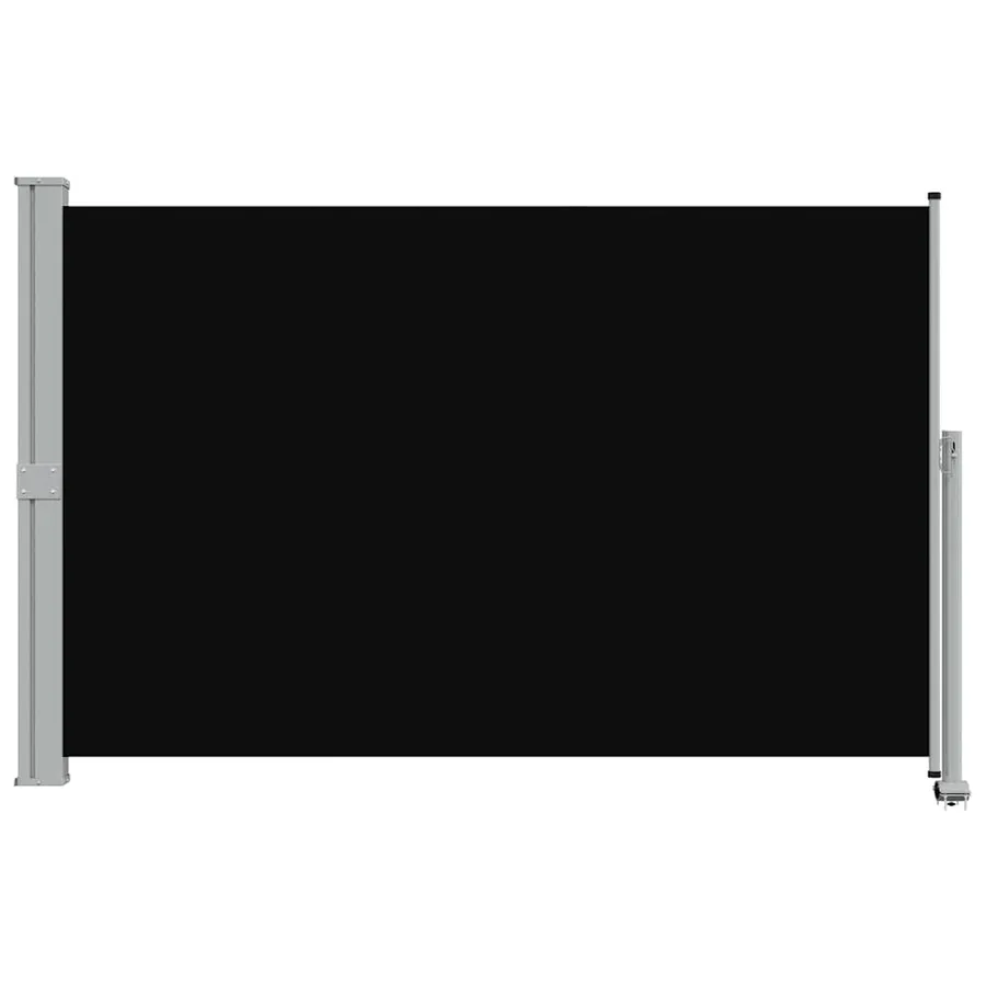 Auvent latéral rétractable de patio 160 x 300 cm Noir - 4
