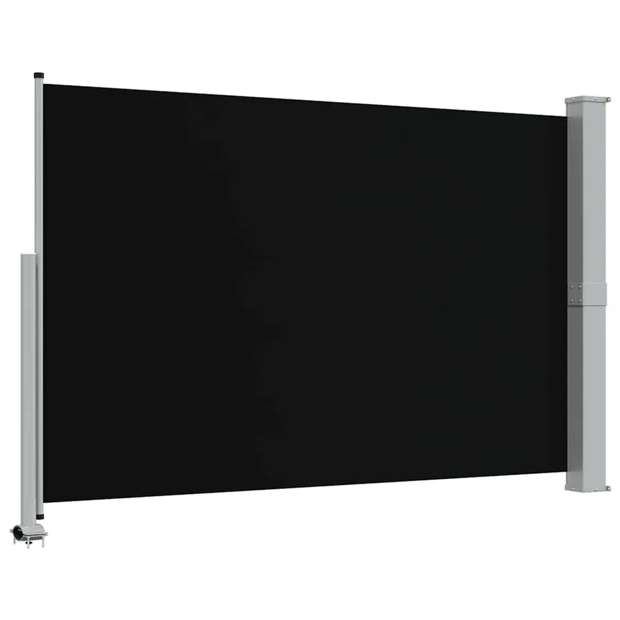 Auvent latéral rétractable de patio 160 x 300 cm Noir - 7