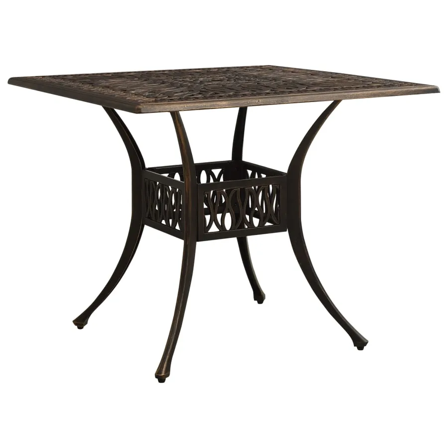 Ensemble de bistro 5 pcs Aluminium coulé Bronze - 9
