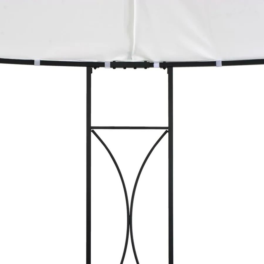 Belvédère 300 x 290 cm Blanc Rond - 4
