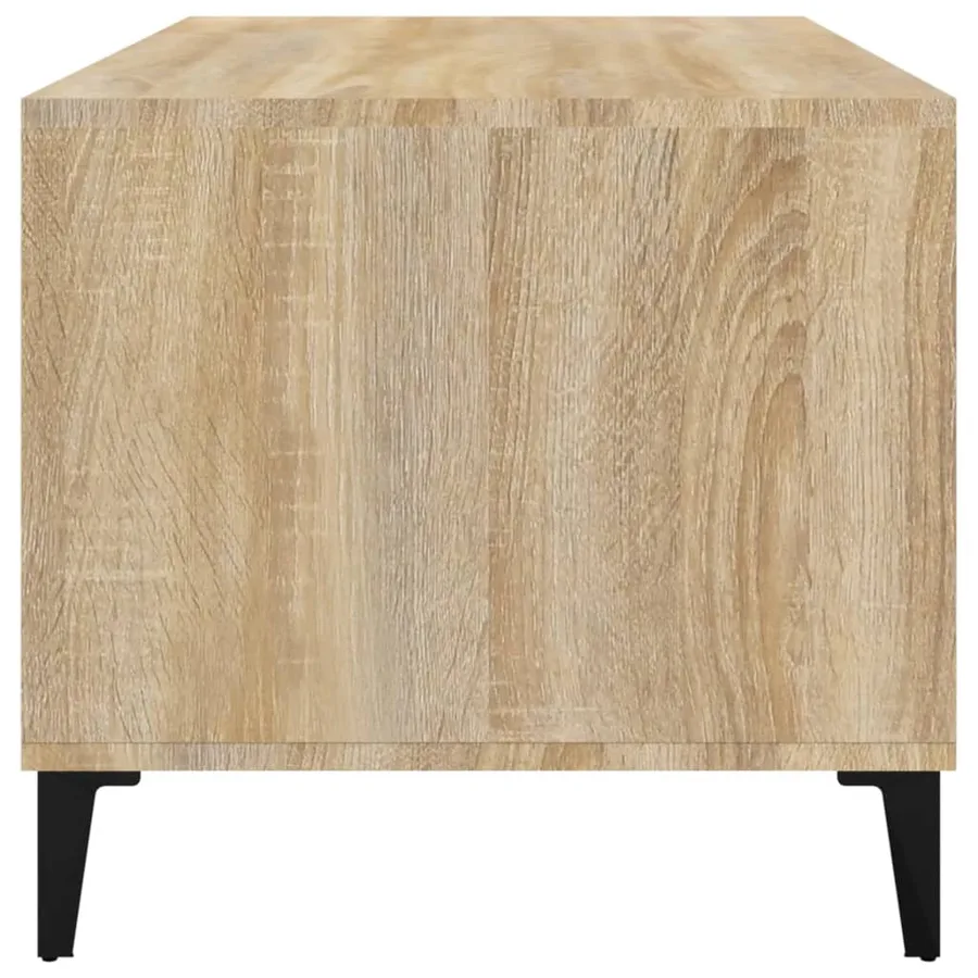 Table basse Chêne sonoma 90x49x45 cm Bois d'ingénierie - 7