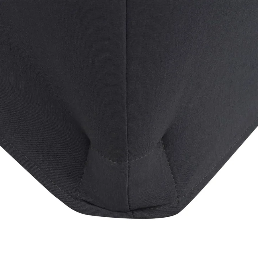 Housses extensibles pour table 2 pcs 120x60,5x74 cm Anthracite - 3