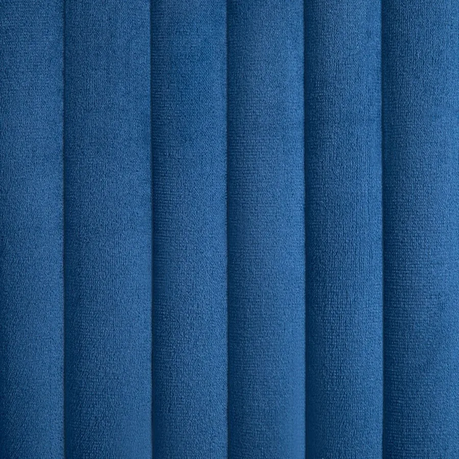 Chaises à manger lot de 2 Bleu Velours - 7