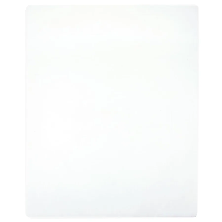 Drap-housse Jersey Blanc 180x200 cm Coton