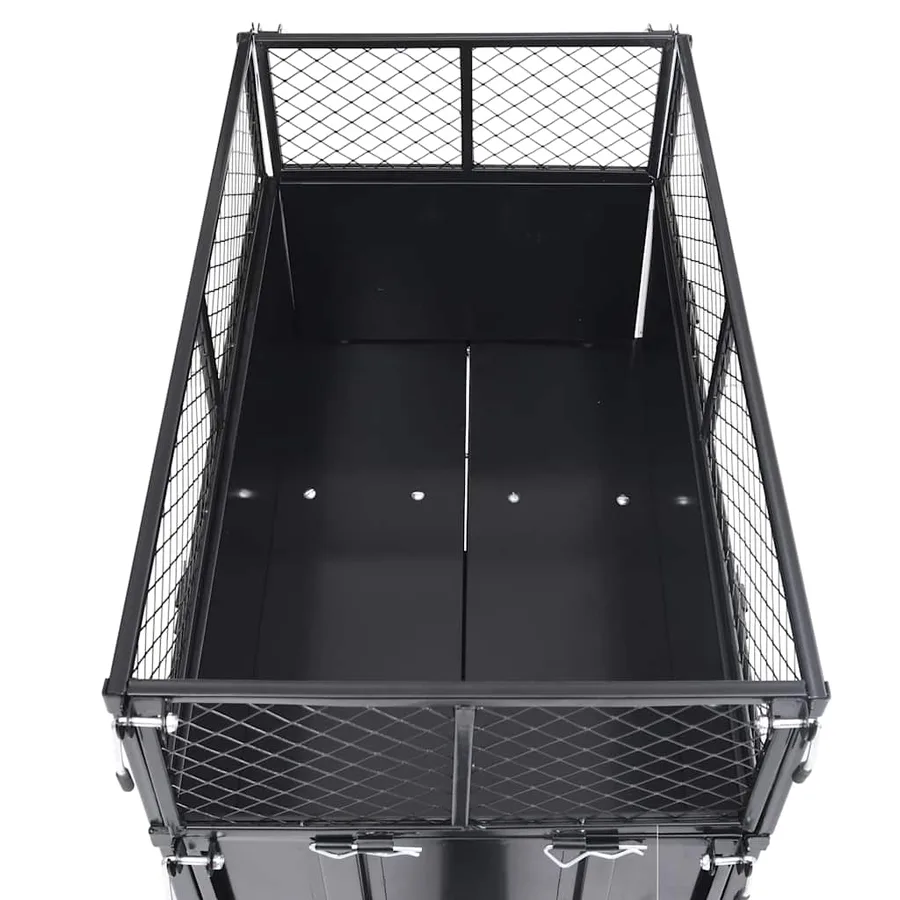 Remorque basculante pour tondeuse de pelouse Charge de 150 kg - 6