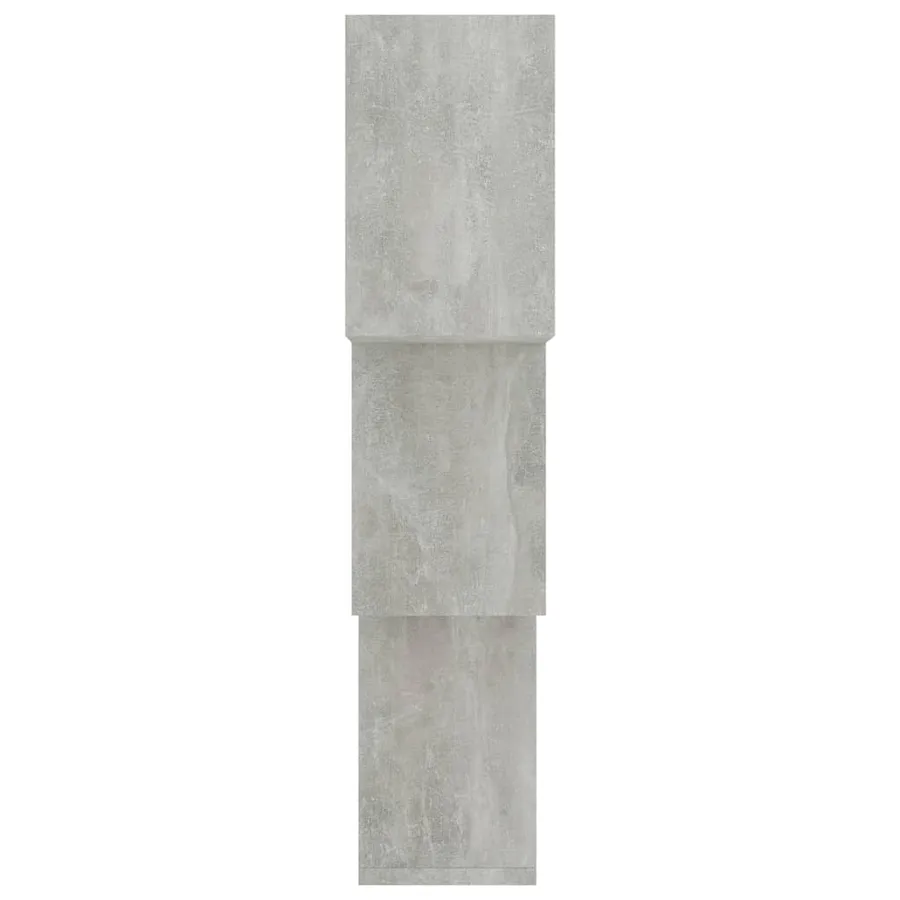 Étagères murales cubiques gris béton 68x15x68cm bois ingénierie - 5