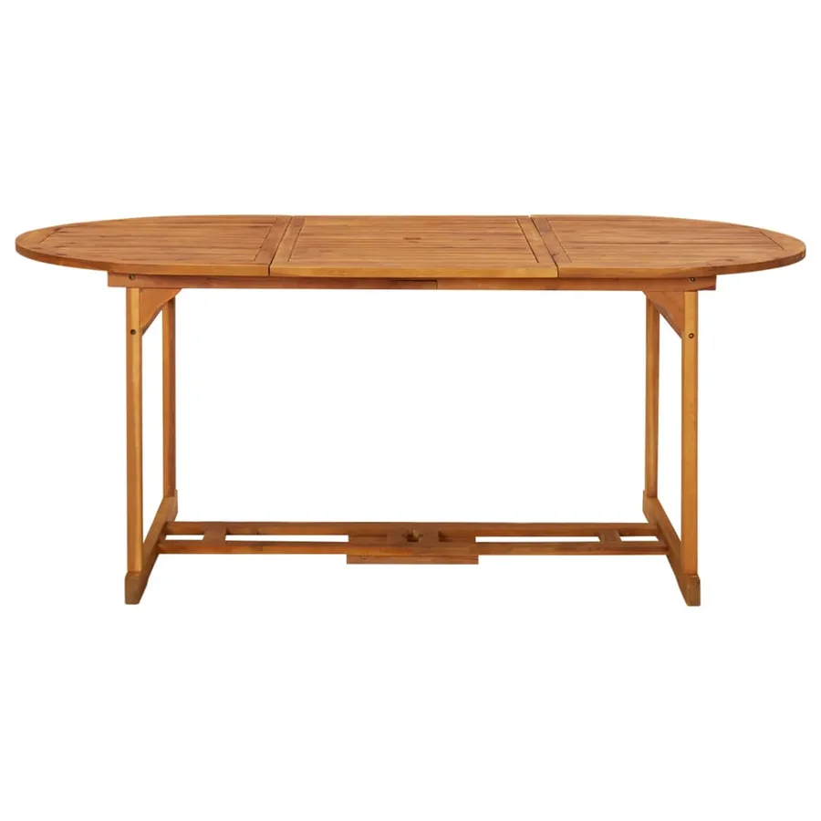 Table à dîner de jardin 180x90x75 cm Bois d'acacia solide - 2