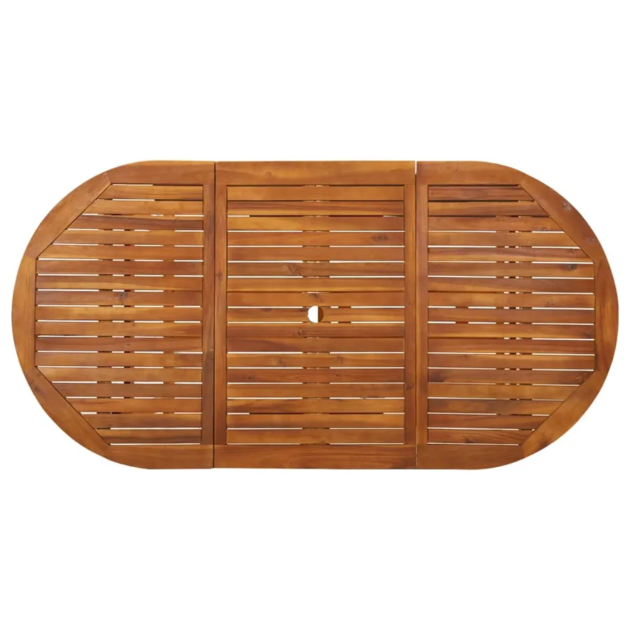 Table à dîner de jardin 180x90x75 cm Bois d'acacia solide - 4