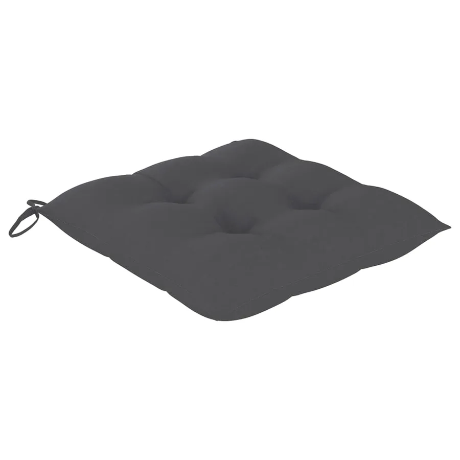 Chaises de jardin avec coussins lot de 8 Bois d'acacia solide - 7