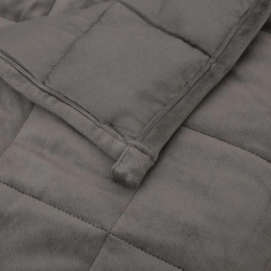 Couverture lestée Gris 140x200 cm 6 kg Tissu - 5