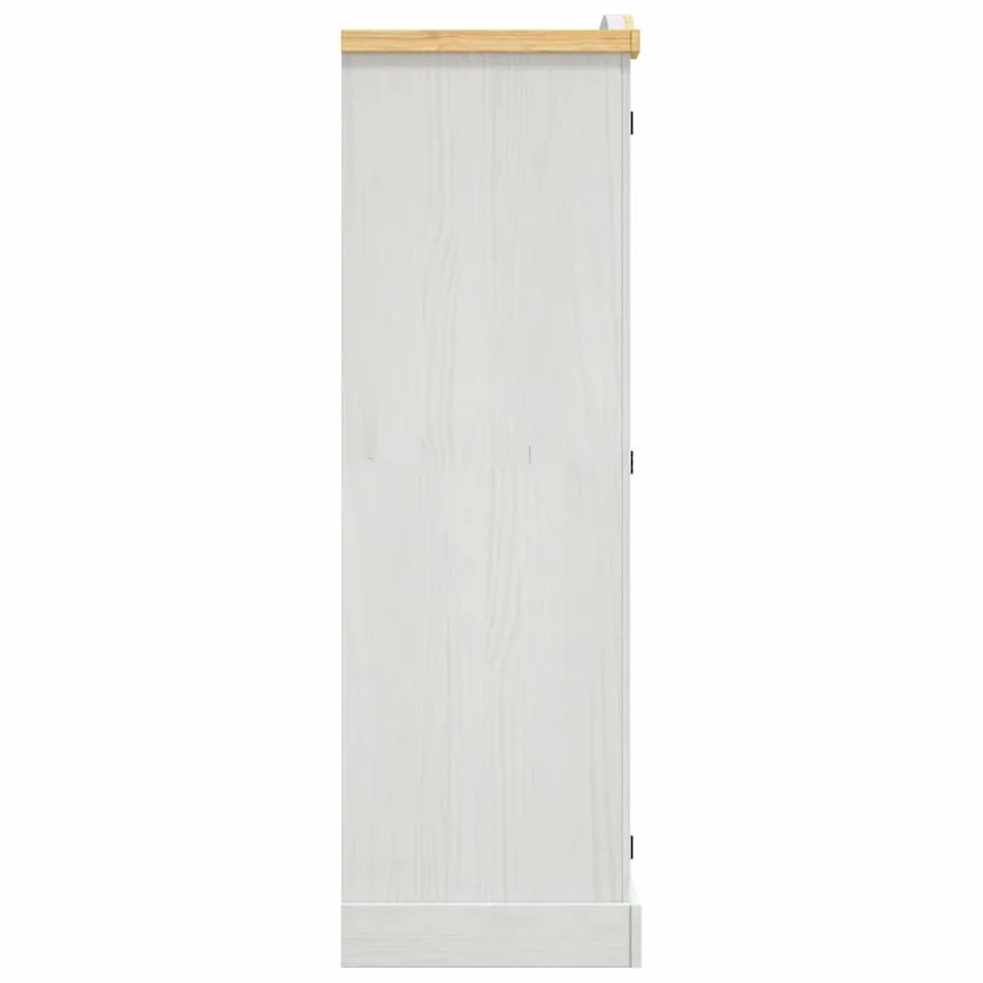 Garde-robe avec 3 portes Gamme Corona pin mexicain Blanc - 4