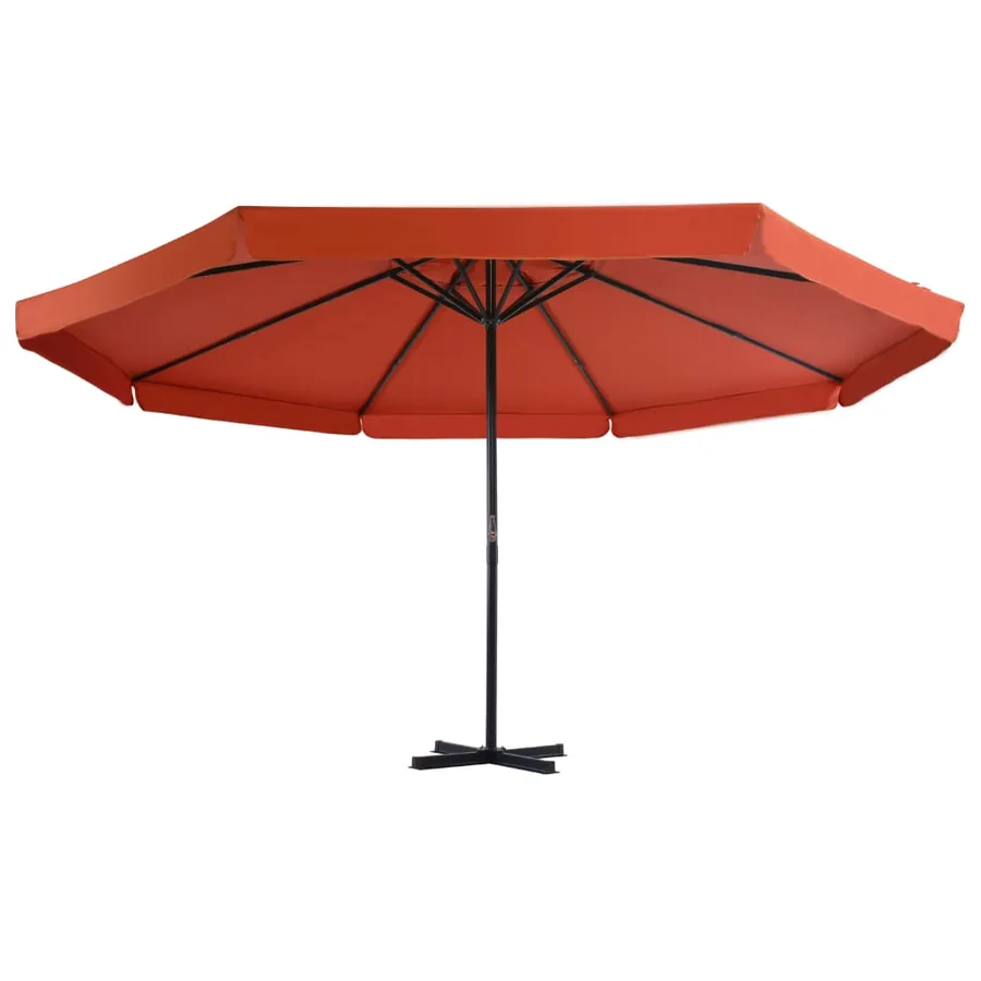 Parasol de jardin avec base portable terre cuite - 2
