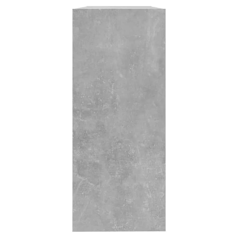 Bibliothèque/Séparateur de pièce Gris béton 100x30x72 cm - 4