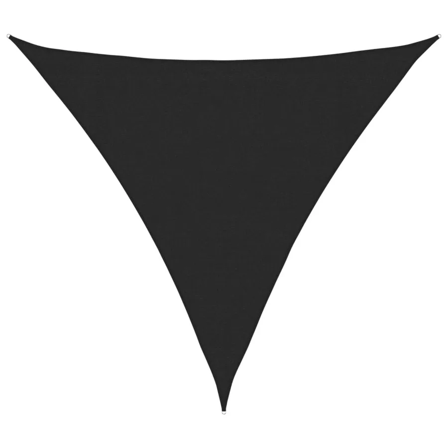 Voile d'ombrage 160 g/m² Noir 3x3x3 m PEHD - 2